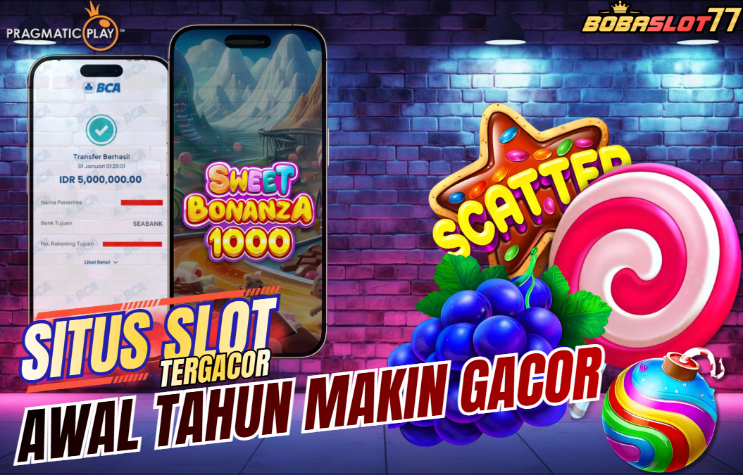 Selamat kepada user id : di***lo Wede Rp 5.000.000 di Game SWEET BONANZA 1000 PRAGMATIC PLAY Cair Gk Sampe 1 Menit! Menang Mudah di Bobaslot77
